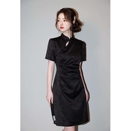 旗袍 cheongsam cheongsam muslimah plus size Small Cheongsam 2025 New Style Girl Young Style Work Can W