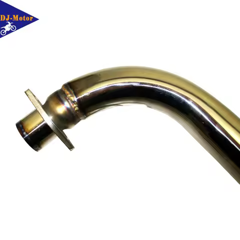 DJ-Motor Stainless Steel Drag Pipe Exhaust Muffler For OHC 50 70 50cc-195cc CT110's Monkey Bike