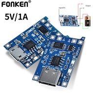 Fonken Type C Micro USB 5V 1A Charger Module Charging Board
