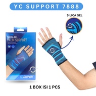 Silica Gel Palm Knee Support Wrist Protector YC7888