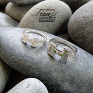 cincin H permata putih silver 925, cincin H silver 925, cincin perak H, silver 925 H  ring