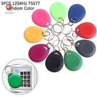 abongsea 5PCS T5577 Rewrite Duplicate Tag Can Copy 125kHz Card Proximity Token Keyfobs Rewritable Writable RFID Tag Nice