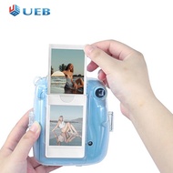 Ba bộ chi tiết Vỏ ốp bảo vệ túi với nhãn dán & dây đeo vai mang theo túi du lịch cho instax mini 11