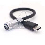 Power Cable for DJI Ronin RS3 RS4 Type-C to SF6 2Pin Female for BMPCC 4K 6K