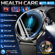 2026 New Accurate ECG Care Smart Watch BIM Blood Components BP 1.53" AMOLED Screen Call Health Sport