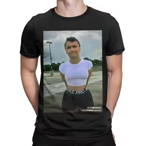 Summer Men Women's Charlie Kirk As Sophie Rain T Shirts Pure Cotton Clothing Funny Short Sleeve Crew