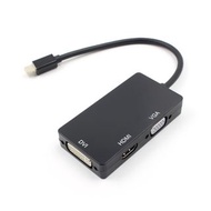 Mini DisplayPort DP 轉 HDMI+DVI+VGA 轉換線, Mini DP to HDMI+DVI+VGA Cable Macbook Surface Notebook