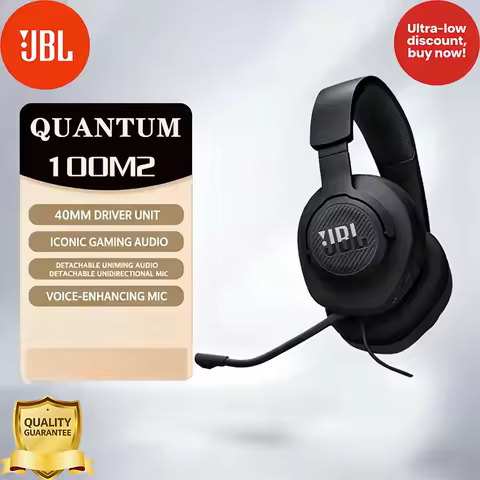 JBL Quantum100M2 E-sports Headset with 40mm Unit Sound Detection Closed Headset