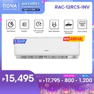 ROWA 1.5 HP Inverter Split-type Aircon - RAC-12RCS-INV Air Conditioner