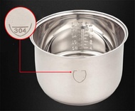 304 Stainless Steel Rice Cooker Inner Container Non Stick Cooking Pot Replacement Accessories Kitchen Food Rice Cooker Liner