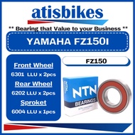 NTN YAMAHA FZ150i ( 2014 ) 100% ORIGINAL Depan Front & Belakang Rear Wheel Tayar Bearings 6202 LLU /