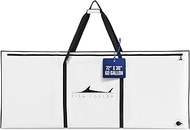 Houseables Fish Bag, Insulated Fishing Cooler, Leakproof Kill Bags, 71.3"x30", 240QT, White, Waterpr