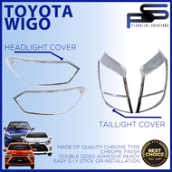 Toyota Wigo 2016 -2023 Year Model Headlight & Tail light Cover Car accessories