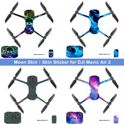 Skin Wrap for DJI Mavic Air 2 Protective Vinyl Decal for DJI Mavic Sticker Cover