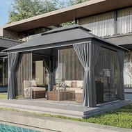 AOXUN Outdoor Gazebo Patio 10x12 Metal Frame Canopy Quick Inflatable Camping Tent Waterproof Index 2