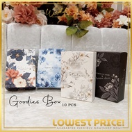 10 PCS - GOODIES BOX/DOORGIFT BOX/KOTAK MURUKU/POPCORN BOX/COOKIES BOX/WEDIDNG DOORGIFT/PARTY GIFT B
