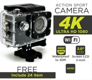 4K KOGAN ACTION CAM WIFI SPORT CAMERA ULTRA HD ANTI AIR KAMERA 1080P 1080