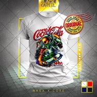 🇲🇾 Baju Nasa ✕ Coke - Astronaut Scateboarders | Unisex Dewasa & Kids | Cotton | Ready Stock | BLACKK