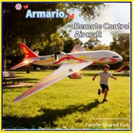 ARMARIO Electric Foam Hand Thrown Plane, 3 Colors USB Rechargeable C919 Passenger Plane Model, 34*36