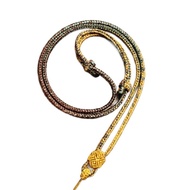 All Hand-woven Antique Ruyi Knot Adjustable Pendant Rope Sweater Chain Money Knot Buckle Lanyard