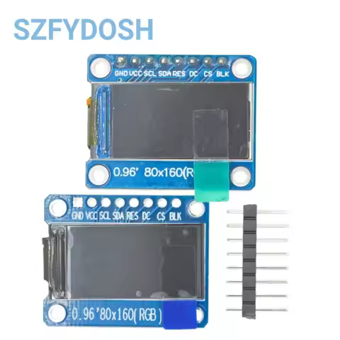 0.96 Inch IPS Display OLED Module for Arduino 80*160 65K Colorful RGB TFT LCD Board ST7735 ST7735 DI