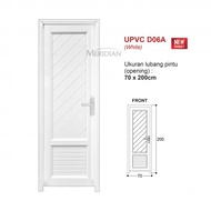 PINTU UPVC UPVC DOOR MERIDIAN / PINTU KAMAR /KAMAR MANDI/ U- Pvc 06 A 