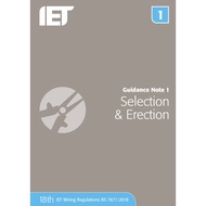 Guidance Note 1: Selection & Erection, 8th Edition (18th IET Wiring Regulations BS 7671:2018) |  978