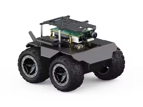 Waveshare RaspRover Open-source 4WD AI Robot, Dual controllers, All-metal Body, Suitable for Raspber
