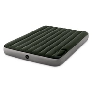 INTEX 經典雙人加大充氣床墊(fiber-tech)-內建腳踏幫浦-寬152cm(64763)
