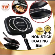 DESSINI DOUBLE-SIDED NON STICK PAN 36CM