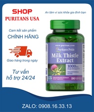 SALE SHOCK Thải độc gan bổ gan làm mát gan tăng cường chức năng gan Milk Thistle Extract 1000mg Puri