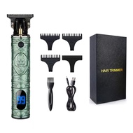 USB Rechargeable T9 Hair Clipper Professional Baldheaded Electric hair Cordless Shaver Trimmer Men B