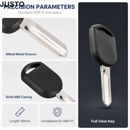 JUSTO Car Key Transponder Chip, Chipped Design H84-PT Ignition Key Fob, Replacement 40 Bit J47 Chip 