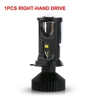 Y6D H4 LED Projector Headlight Projector Lens with Fan Cooling 90W Automobile Hi Lo Beam Bulb 12V 60