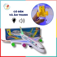 Toy plane with lights and sounds simulating the sound of a take-off plane A380-700 PeeKaPaw Toys