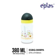 EPLAS KIDS Water Bottle With Straw, Removable Strip, Water Tumbler, Botol Air, EGBQ-380BPA,EGBQ-480B