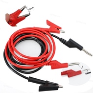 1M 15A Double End 4mm Banana Plug to Alligator Clip Test Lead  Crocodile Test cable red black Wire V