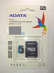 (藍卡 A1 V10)小記憶卡 128G(128GB)台灣威剛ADATA原廠公司貨micro SD(TF),C10 U1