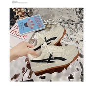 Small white shoes cream color ins college retro women's single shoes trend breathable college style 