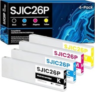 SJIC26P Ink Cartridges 300ml 4-Color Remanufactured C33S020614 C33S020615 C33S020616 C33S020617 Ink 