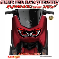 MATA NEW NMAX OWL EYE STICKER NEW NMAX OWL MODEL EYE CUTTING STICKER/