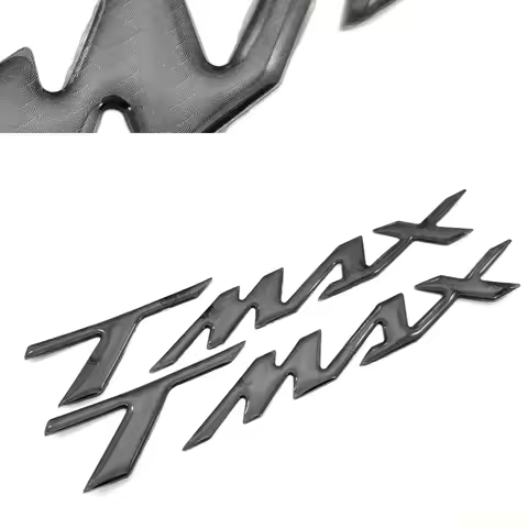 1 Pair Motorcycle Stickers 3D Mark T Max Stickers Carbon fiber epoxy For Yamaha TMAX 500 530 T Max T