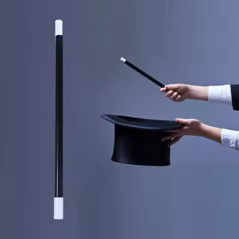 Self Rising Magic Stick Creative Close-up Magic Wand Stage Party Performance Props Easy to Learn for