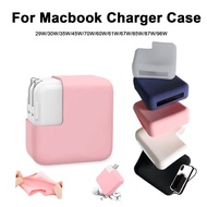 Silicone Charger Case for Macbook Air/Pro (M1-M4) 29/30/35/45/70/67/61/60/85W 87W Protective Cover