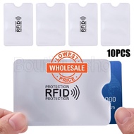 [ Wholesale Prices ]10Pcs Anti Theft Bank Credit Card Protector Aluminium Foil Card Case ID Business Credit Cards Case Cover NFC Blocking Reader Lock Anti RFID Card Holder