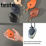 Motorcycle Key Cover​, Retro Custom Fit​ ​Leather Key ​, Anti-Scratch ​Magnetic Closure​ Durable Key