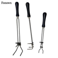 [AbabixaMY] Crucible Tongs Carbon Steel High Temperature Resistant Crucible Holder Tongs for Pouring