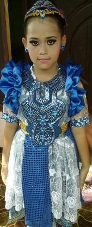 baju jaipong blue