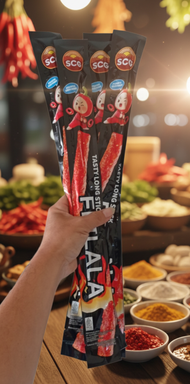 HALAL Feilala latio Snack VEGETARIAN/cemilan snack cina ukuran besar dan panjang isi 3 bungkus