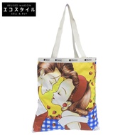 LeSportsac，成色極佳，絲帶70週年紀念“Tenshi Nanka Ja Nai”（我不是天使）印花尼龍手提包，女款，1589HE82 [二手]